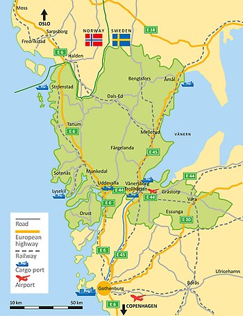 Map from positionvast.se